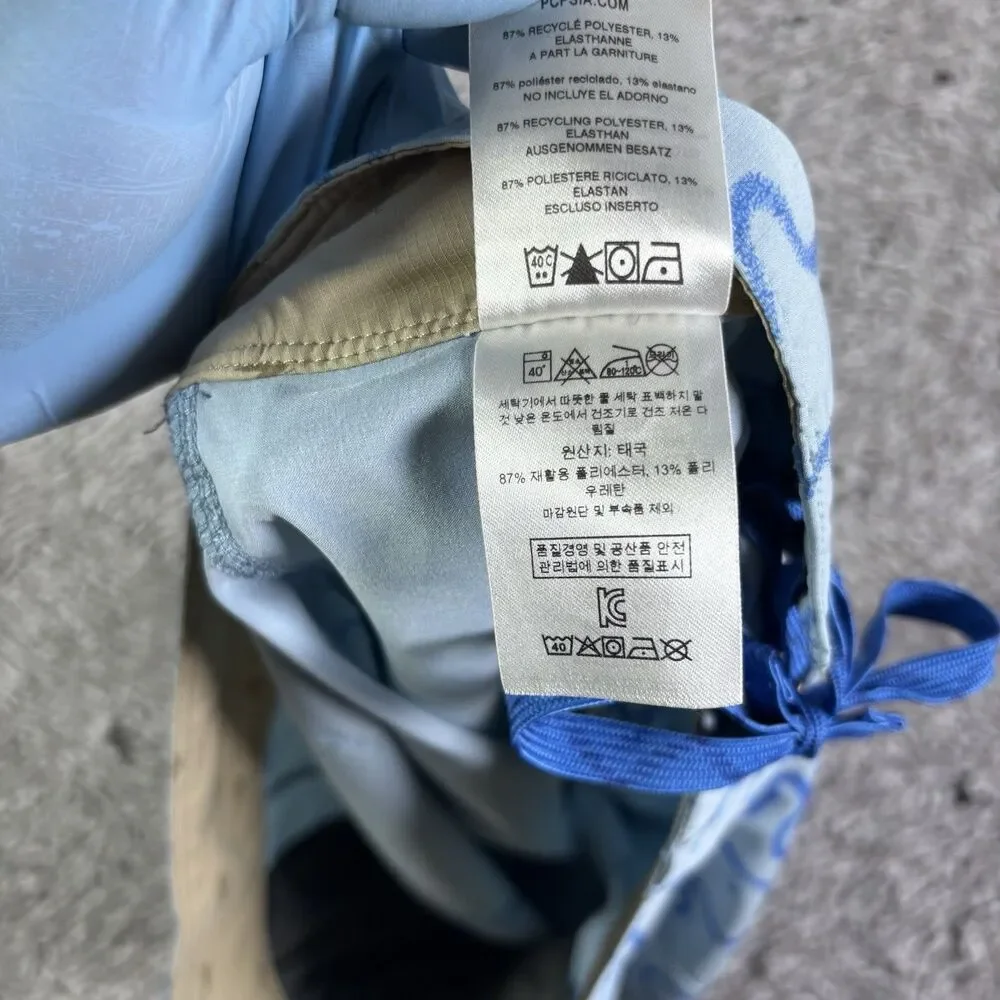 Patagonia Stretch Hydropeak Gerry Lopez Board Shorts Mens 30 Baby Blue Summer